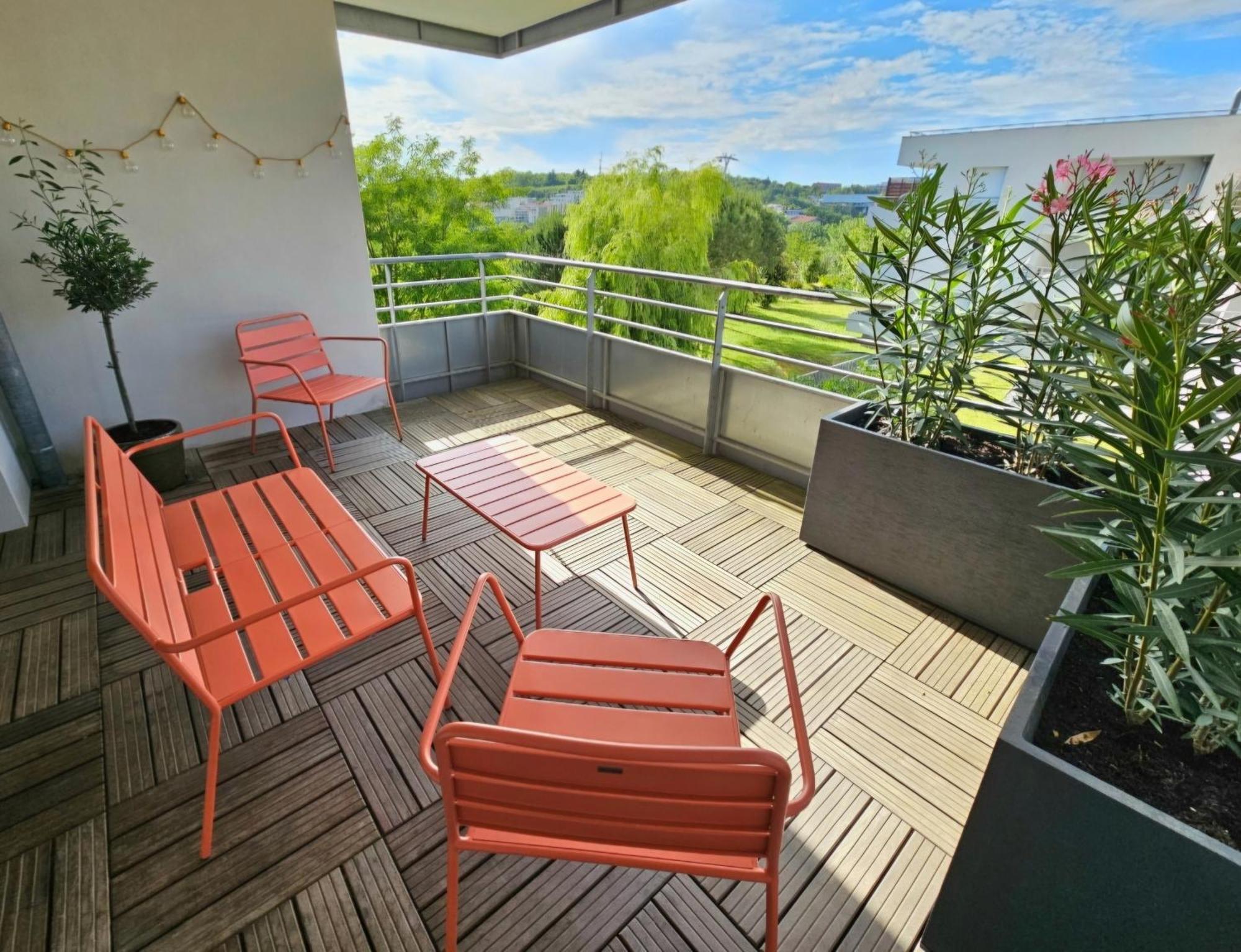 T3 Universites & Hospitals - Havre De Paix Pres - Parking - Terrasse Appartement *