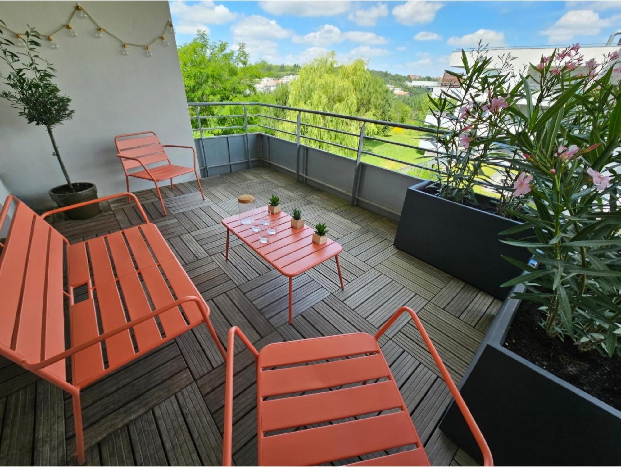 Apartment T3 Universites & Hospitals - Havre De Paix Pres - Parking - Terrasse *