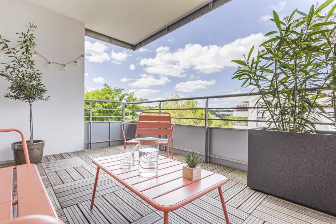 T3 Universites & Hospitals - Havre De Paix Pres - Parking - Terrasse Apartment *